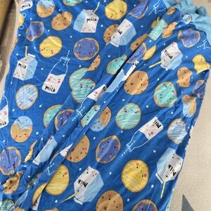 Little Sleepies Blue Cookie and Milk Pajama Bottoms